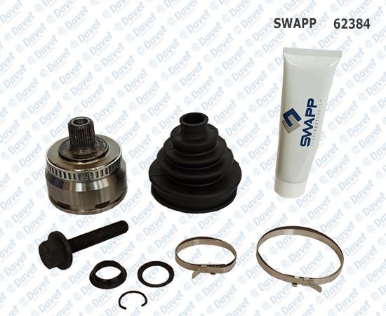 SWAPP 62384 Aks Kafasi Dis Passat 1.6/1.8/1.8t/1.9 Tdi 96>00 - Passat 1.8t 2.0 00>05 - A4 1.6 1.8 1.8t 1.9tdi 94>01 - A6 1.8t 1.9tdi 2.0 2.5tdi 97>04 - Superb 2.0 02>10 Absli 45 Dis (Dis Freze:33 Ic Freze:30 Conta Capi:53 Boy:90 Mm)